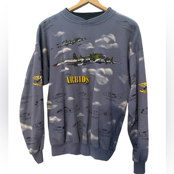 Vintage Warbirds Crewneck Sweatshirt - Picture 1 of 4